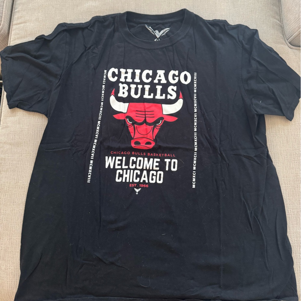 Chicago Bulls Black T-Shirt
